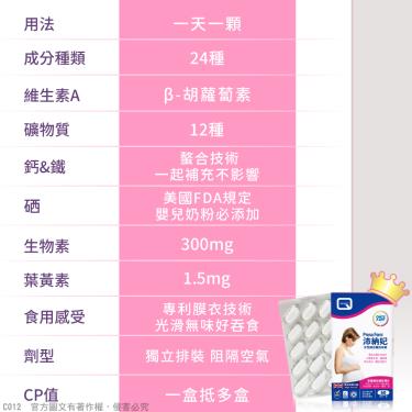 【QUEST】沛納妃 女性綜合維他命錠（60錠/盒）
