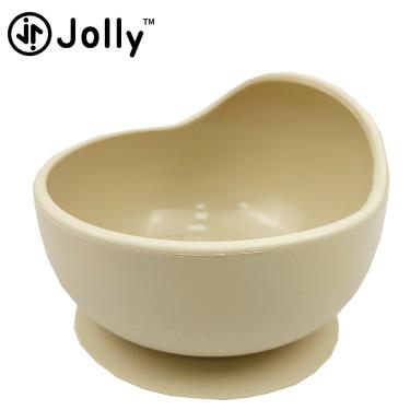 【Jolly】防滑矽膠吸盤碗（米）