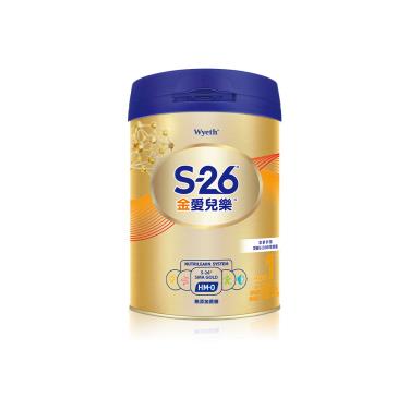 【Wyeth惠氏】S-26 金愛兒樂嬰兒配方HMO-1號（850gX12罐）