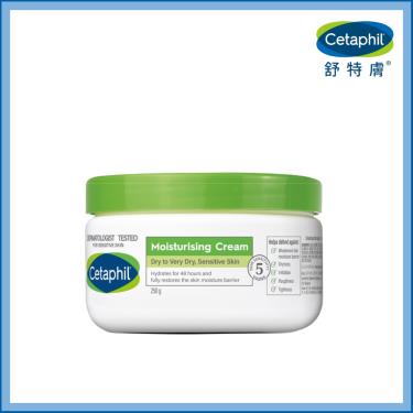 （送洗臉巾）【Cetaphil 舒特膚】長效潤膚霜（250g）  活動至1/31