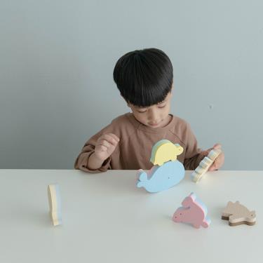 【Pato Pato】知育玩具-動物園學習拼圖