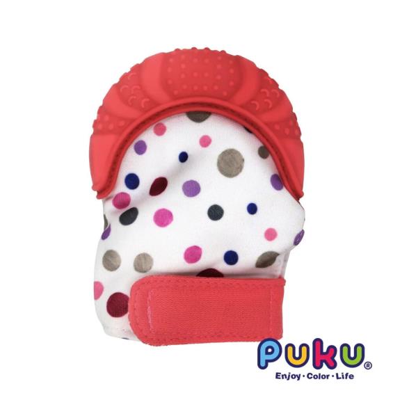 【PUKU 藍色企鵝】Baby GaGa拳擊手套含收納盒 紅色