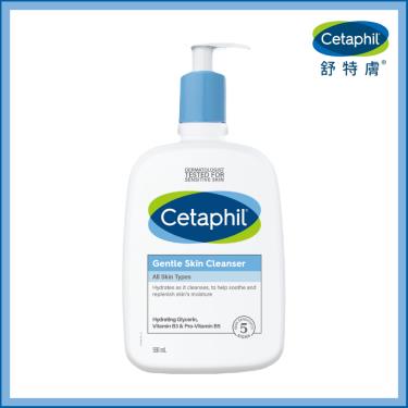 （送洗臉巾）【Cetaphil 舒特膚】溫和潔膚乳（500ml）  活動至1/31