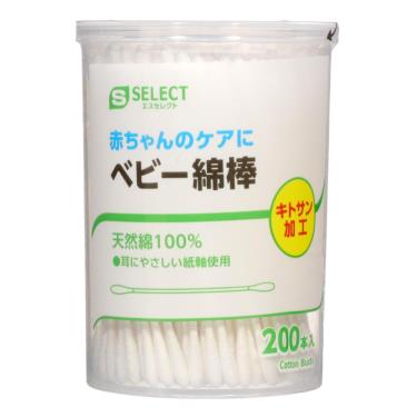 【S-SELECT】棉花棒-細軸-200入