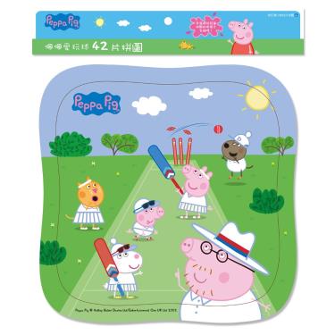 粉紅豬佩佩愛玩球42片拼圖