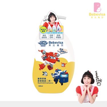 【Bebevisa貝比薇莎】Super Wings 植萃柔嫩洗髮沐浴二合一 （600ml）