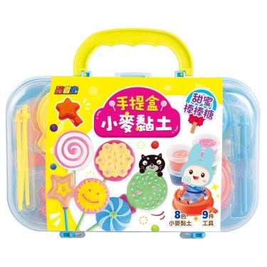 忍者兔-手提盒小麥黏土：甜蜜棒棒糖