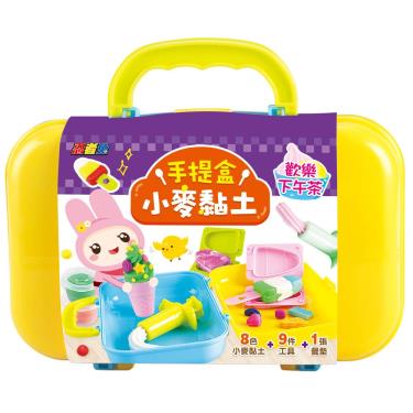 忍者兔-手提盒小麥黏土：歡樂下午茶