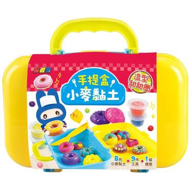 忍者兔-手提盒小麥黏土：造型甜甜圈