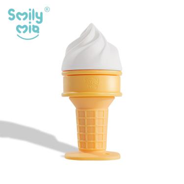 （任3件9折）【SmilyMia】叭噗冰淇淋固齒器（香草）