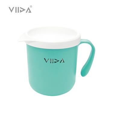 【VIIDA】Souffl 抗菌不鏽鋼杯 ( 湖水綠 )