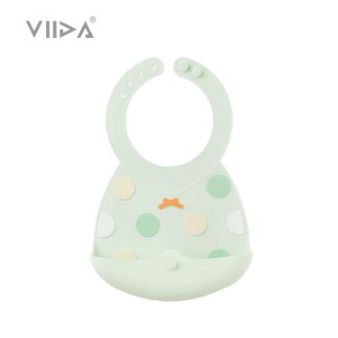 【VIIDA】Joy便攜式矽膠圍兜-汽水綠