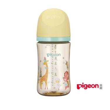 【Pigeon 貝親】第三代母乳實感PPSU奶瓶（ 240ml）動物派對