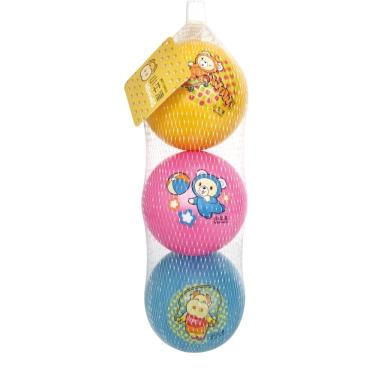 【小牛津】4吋遊戲球(三顆裝)-顏色隨機