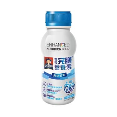 【QUAKER桂格】完膳營養素高鈣配方 - 香草低糖口味（237ml／罐) + -單一規格