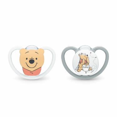 【德國NUK】SPACE迪士尼-超透氣矽膠安撫奶嘴-1號 ( 2入 )