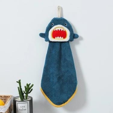 萌系擦手巾-鯊魚