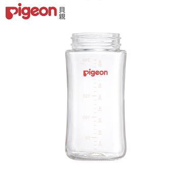 【Pigeon 貝親】第三代玻璃空瓶(240ml) 素色