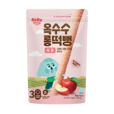 【韓國 Bebedang】寶寶糙米玉米米卷（蘋果）
