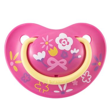【Pigeon 貝親】繽紛系列安撫奶嘴-6-18M-蝴蝶結