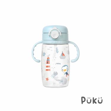 【PUKU】Tritan直飲水壺 ( 330ml / 水色 )
