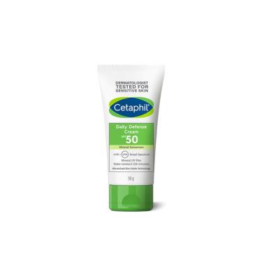 （送洗臉巾）【Cetaphil舒特膚】輕透物理低敏防曬霜SPF50 PA++++ 50ml  活動至11/30