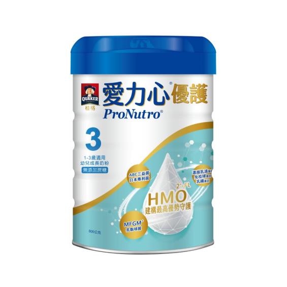 (送1罐+多功能百變購物車)【QUAKER桂格】愛力心優護 幼兒成長奶粉（800gX6罐）