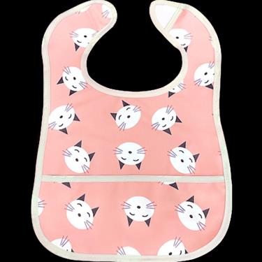 【ONEDER 旺達】嬰兒輕薄圍兜-貓咪