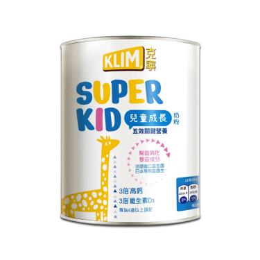 (3罐送電動泡泡機)【克寧Super kid】4歲以上兒童成長奶粉（800g／罐）