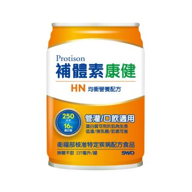 【補體素】康健-HN均衡營養配方-無糖不甜（237ml／罐） + -單一規格