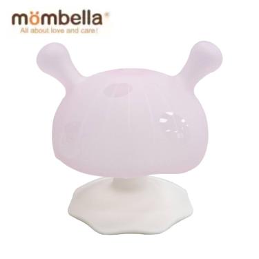 【英國 Mombella】啾比小蘑菇固齒器（櫻桃粉）