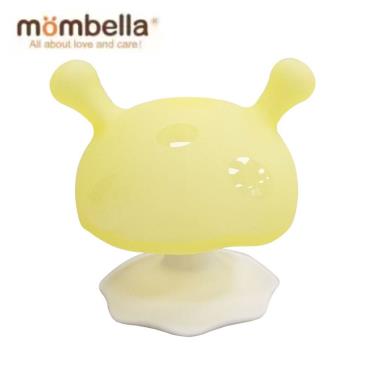 【英國 Mombella】啾比小蘑菇固齒器（檸檬黃）