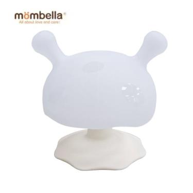 【英國 Mombella】啾比小蘑菇固齒器（天空藍）