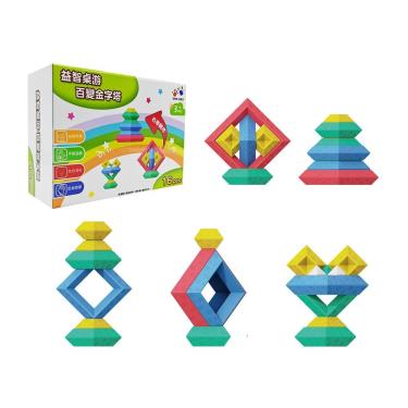 【樂彩森林】益智桌遊-百變金字塔 ( 16PCS )