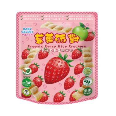 【BABYSECRET寶寶的秘密】有機米餅（25g/袋）草莓蘋果