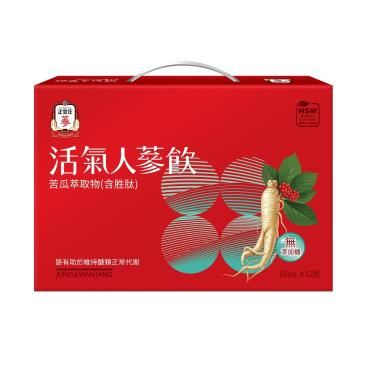 【正官庄】活氣人蔘飲（60mlx12入/盒）