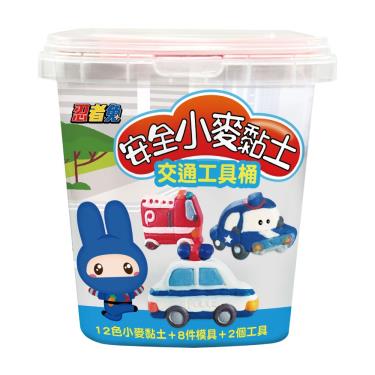 【幼福】忍者兔-安全小麥黏土-交通工具桶