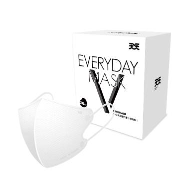 !!【天天】 成人3D立體醫用口罩(珍珠白)-30入/盒