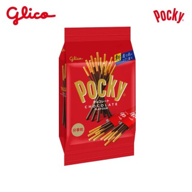 【Glico格力高】Pocky百奇-巧克力棒分享包(9入/袋)