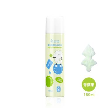 【oh care歐克威爾】魔法造型沐浴泡泡-青蘋果(180ml)