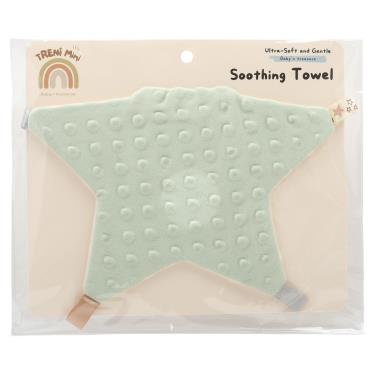 【TRENI MINI】星星豆豆絨沙沙紙-綠