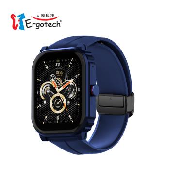 【Ergotech 人因科技】SW210 2.01吋5ATM游泳(負離子)藍牙通話腕錶 深海藍 廠商直送