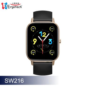 【Ergotech 人因科技】SW216 VK衡動智慧腕錶-黑爵金 廠商直送