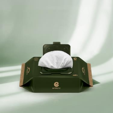 【韓國ENBLANC】極柔純水濕紙巾-極厚仙人掌(68抽/10包) 廠商直送