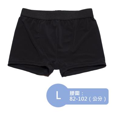【IOHS十分幸福】日本速吸男性尿用內褲2代（80cc） L／黑色／廠商直送