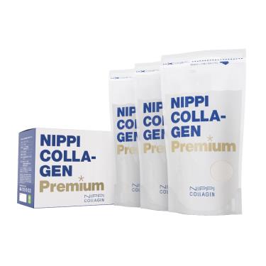 【NIPPI】Premium100%純膠原蛋白胜肽白金版（100g*3袋/盒）廠商直送