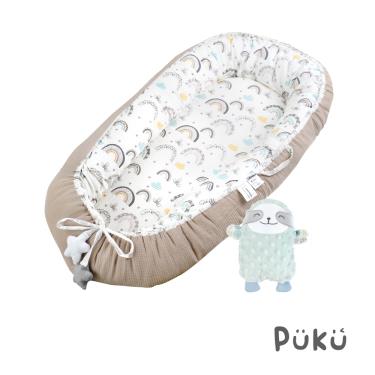【PUKU 藍色企鵝】寶寶舒眠窩（彩虹樹懶）