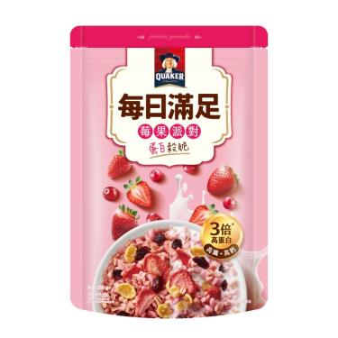 【桂格】每日滿足蛋白穀脆（250g/袋）莓果派對