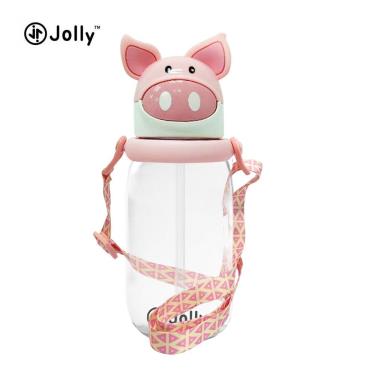 【Jolly】動物水杯-670ml / 粉豬