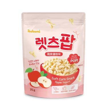 【ibobomi】玉米花（25g/包）蘋果優格味